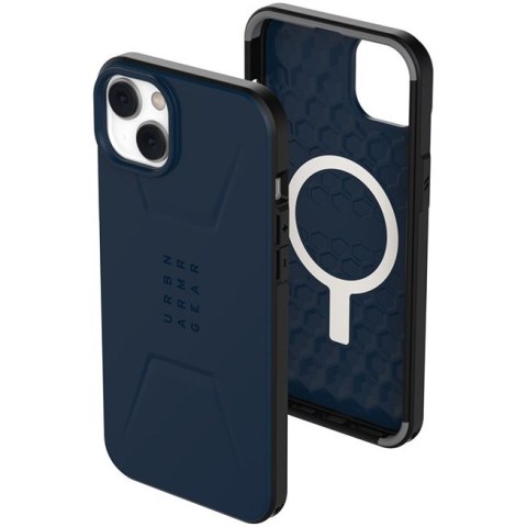 UAG Civilian - obudowa ochronna do iPhone 14 Plus kompatybilna z MagSafe (granatowa) UAG Civilian - obudowa ochronna do iPhone 14 Plus kompatybilna z MagSafe (granatowa)