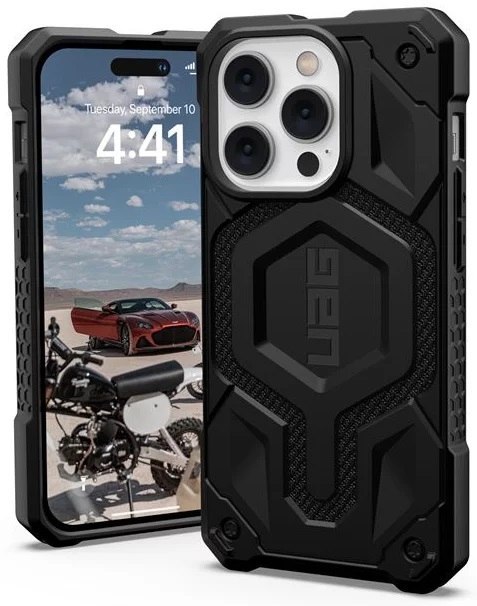 UAG Monarch - obudowa ochronna do iPhone 14 Pro kompatybilna z MagSafe (kevlar-black) UAG Monarch - obudowa ochronna do iPhone 14 Pro kompatybilna z MagSafe (kevlar-black)