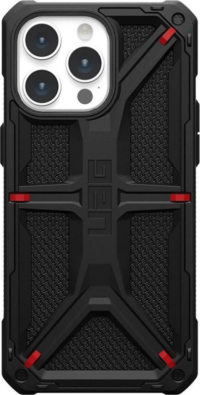 UAG Monarch - obudowa ochronna do iPhone 15 Pro Max (kevlar black) UAG Monarch - obudowa ochronna do iPhone 15 Pro Max (kevlar black)
