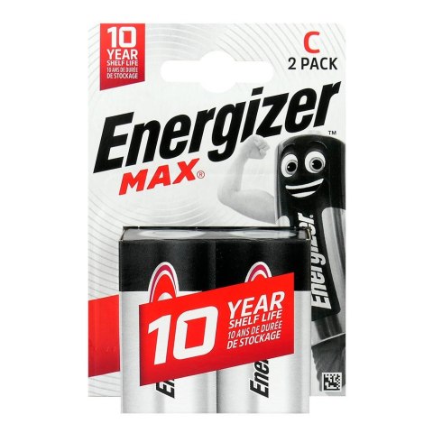 Bateria alkaliczna Energizer Max C / LR14 - 2 sztuki (blister) Bateria alkaliczna Energizer Max C / LR14 - 2 sztuki (blister)