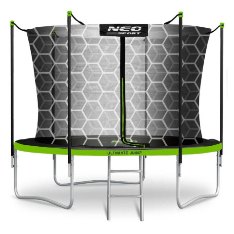 TRAMPOLINA OGRODOWA 10FT/312CM Z SIATKĄ WEWNĘTRZNĄ I DRABINKĄ NEO-SPORT