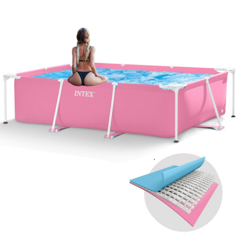 BASEN OGRODOWY STELAŻOWY DUŻY PROSTOKĄTNY 220 X 150 CM INTEX 28266 BASEN OGRODOWY STELAŻOWY DUŻY PROSTOKĄTNY 220 X 150 CM INTEX 28266