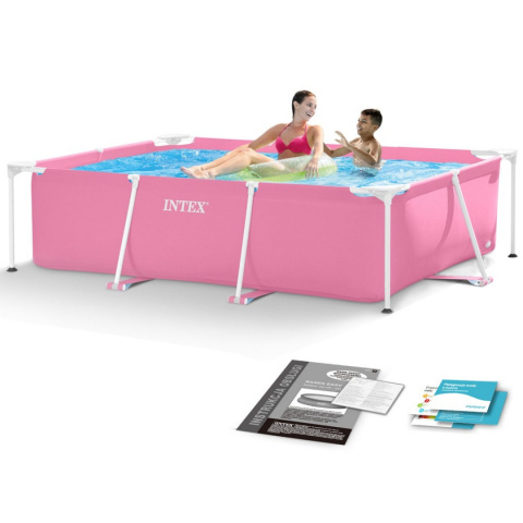 BASEN OGRODOWY STELAŻOWY DUŻY PROSTOKĄTNY 220 X 150 CM INTEX 28266 BASEN OGRODOWY STELAŻOWY DUŻY PROSTOKĄTNY 220 X 150 CM INTEX 28266