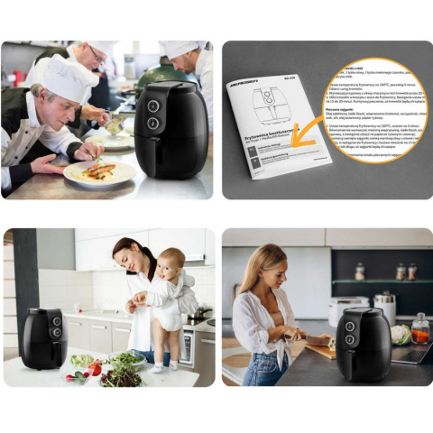 Frytkownica beztłuszczowa BD-650 1300w 3,6L
