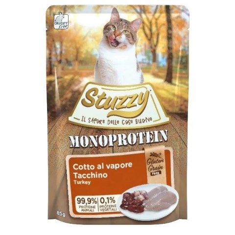STUZZY dla kotów Monoprotein Indyk dla Dorosłych 85g STUZZY dla kotów Monoprotein Indyk dla Dorosłych 85g