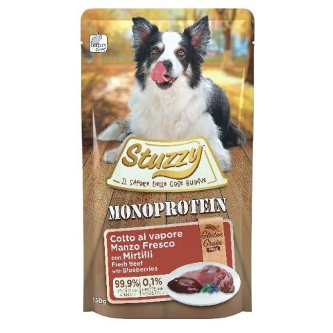 STUZZY dla psów Grain Free Monoprotein Wołowe z Borówkami 150g STUZZY dla psów Grain Free Monoprotein Wołowe z Borówkami 150g