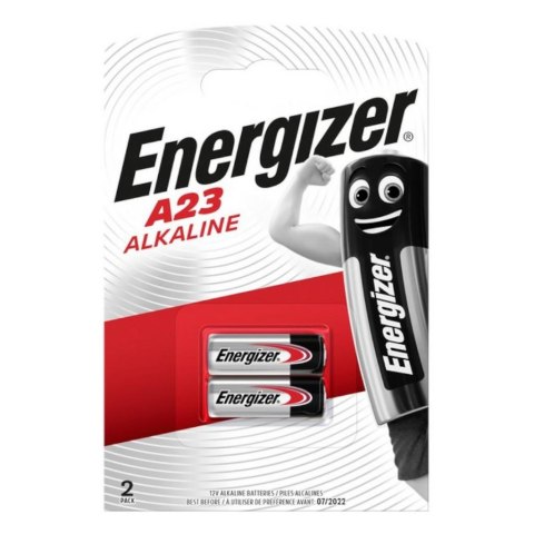 Bateria alkaliczna Energizer A23 do pilota samochodowego - 2 szt. Bateria alkaliczna Energizer A23 do pilota samochodowego - 2 szt.