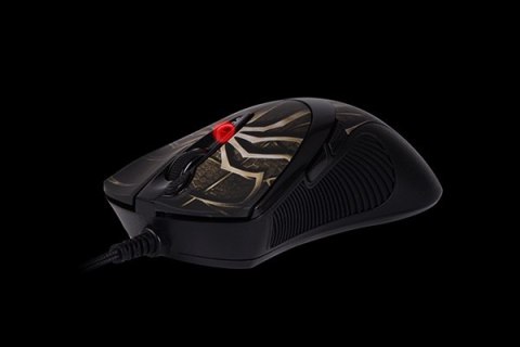 Mysz komputerowa A4 TECH Evo XGame Laser Oscar X747 Brown Fire A4TMYS29980 (laserowa; 3600 DPI; kolor brązowy) Mysz komputerowa A4 TECH Evo XGame Laser Oscar X747 Brown Fire A4TMYS29980 (laserowa; 3600 DPI; kolor brązowy)