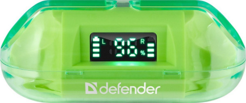 SŁUCHAWKI DOUSZNE DEFENDER BLUETOOTH TWINS 916 ZIELONE SŁUCHAWKI DOUSZNE DEFENDER BLUETOOTH TWINS 916 ZIELONE