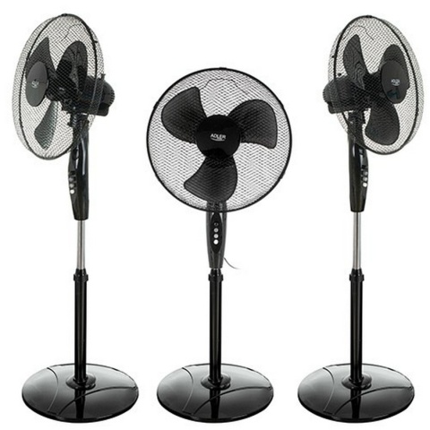 Wentylator stojący średnica 40cm 90W regulowana wysokość 100-125cm obrotowy Wentylator stojący średnica 40cm 90W regulowana wysokość 100-125cm obrotowy