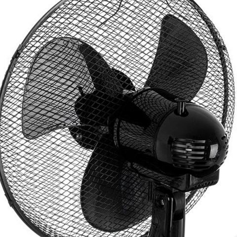 Wentylator stojący średnica 40cm 90W regulowana wysokość 100-125cm obrotowy Wentylator stojący średnica 40cm 90W regulowana wysokość 100-125cm obrotowy