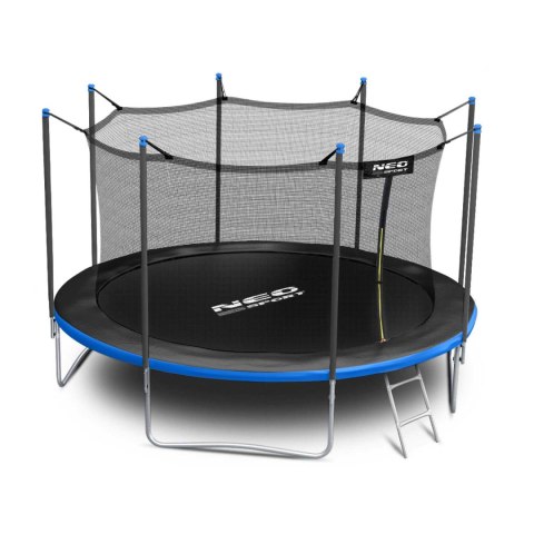 TRAMPOLINA OGRODOWA 12FT/374CM Z SIATKĄ WEWNĘTRZNĄ I DRABINKĄ NEO-SPORT