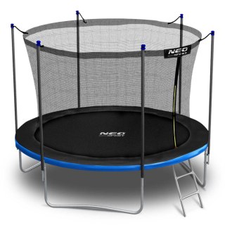 TRAMPOLINA OGRODOWA 8FT/252CM Z SIATKĄ WEWNĘTRZNĄ I DRABINKĄ NEO-SPORT
