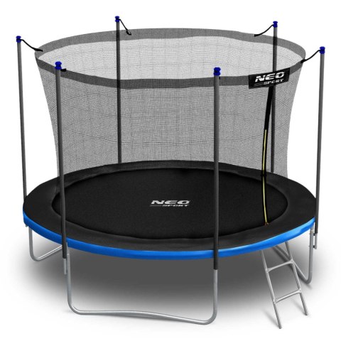 TRAMPOLINA OGRODOWA 8FT/252CM Z SIATKĄ WEWNĘTRZNĄ I DRABINKĄ NEO-SPORT