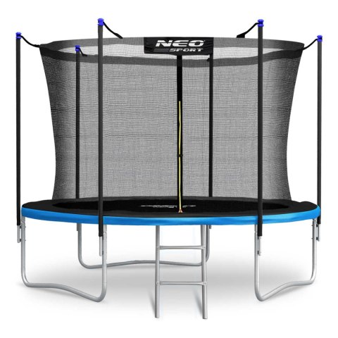 TRAMPOLINA OGRODOWA 8FT/252CM Z SIATKĄ WEWNĘTRZNĄ I DRABINKĄ NEO-SPORT