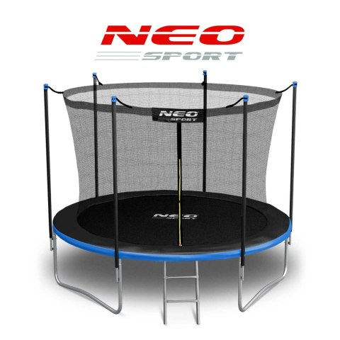TRAMPOLINA OGRODOWA 8FT/252CM Z SIATKĄ WEWNĘTRZNĄ I DRABINKĄ NEO-SPORT