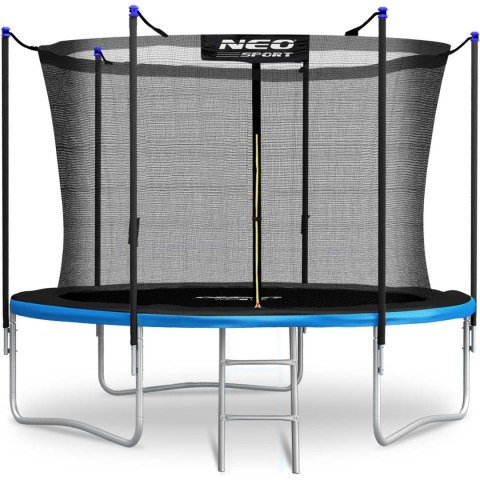TRAMPOLINA OGRODOWA 8FT/252CM Z SIATKĄ WEWNĘTRZNĄ I DRABINKĄ NEO-SPORT