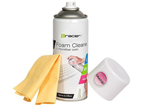 Pianka czyszcząca Tracer plastik 400 ml + microfibre Pianka czyszcząca Tracer plastik 400 ml + microfibre