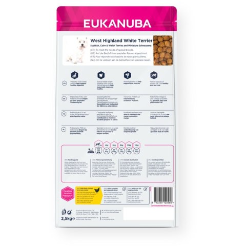 EUKANUBA Adult West Highland White Terrier 2,5kg EUKANUBA Adult West Highland White Terrier 2,5kg