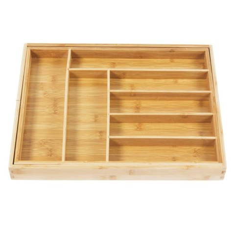 Organizer na sztućce GreenBlue GB379, rozsuwany, bambusowy, 325-500x430x45mm Organizer na sztućce GreenBlue GB379, rozsuwany, bambusowy, 325-500x430x45mm