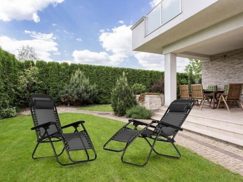 LEŻAK FOTEL OGRODOWY ROZKŁADANY MODERNHOME LEŻAK FOTEL OGRODOWY ROZKŁADANY MODERNHOME