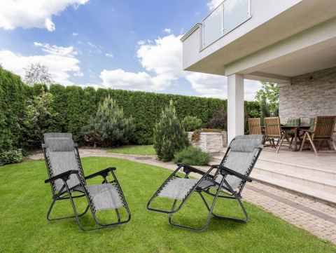 LEŻAK FOTEL OGRODOWY ROZKŁADANY MODERNHOME LEŻAK FOTEL OGRODOWY ROZKŁADANY MODERNHOME
