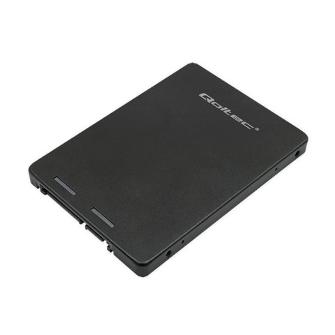 Adapter Qoltec na dysk M.2 SSD | SATA NGFF do SATA III | 2TB | Super speed 6Gb/s | Czarny Adapter Qoltec na dysk M.2 SSD | SATA NGFF do SATA III | 2TB | Super speed 6Gb/s | Czarny