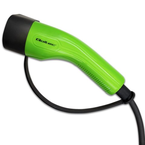 Qoltec Mobilna ładowarka do samochodu elektrycznego EV z regulacją 2w1 Typ2 | 7kW | 230V | CEE 5 PIN | Wi-fi| LCD | Przenośna |