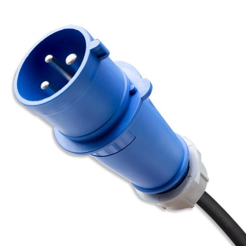 Qoltec Mobilna ładowarka do samochodu elektrycznego EV z regulacją 2w1 Typ2 | 7kW | 230V | CEE 5 PIN | Wi-fi| LCD | Przenośna |