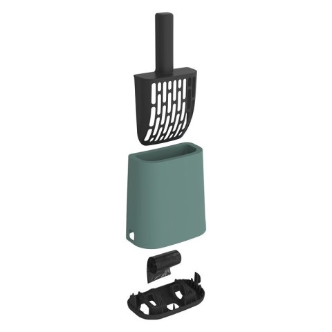 Rotho Łopatka z podstawką +worki 16x8cm green Rotho Łopatka z podstawką +worki 16x8cm green