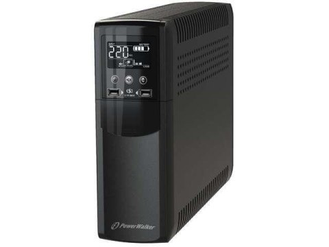Zasilacz awaryjny UPS PowerWalker VI 1000 CSW Line-Interactive 1000VA 4x 230V Schuko USB-B 2x USB ładowarka Zasilacz awaryjny UPS PowerWalker VI 1000 CSW Line-Interactive 1000VA 4x 230V Schuko USB-B 2x USB ładowarka