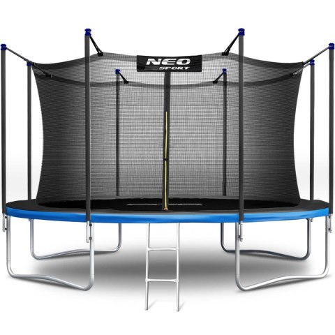 TRAMPOLINA OGRODOWA 15FT/465CM Z SIATKĄ WEWNĘTRZNĄ I DRABINKĄ NEO-SPORT