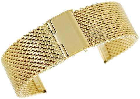 Bransoleta - Siatka Mesh Gold PVD 22 mm gr. 2,2 mm Bransoleta - Siatka Mesh Gold PVD 22 mm gr. 2,2 mm
