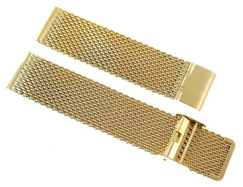 Bransoleta - Siatka Mesh Gold PVD 22 mm gr. 2,2 mm Bransoleta - Siatka Mesh Gold PVD 22 mm gr. 2,2 mm