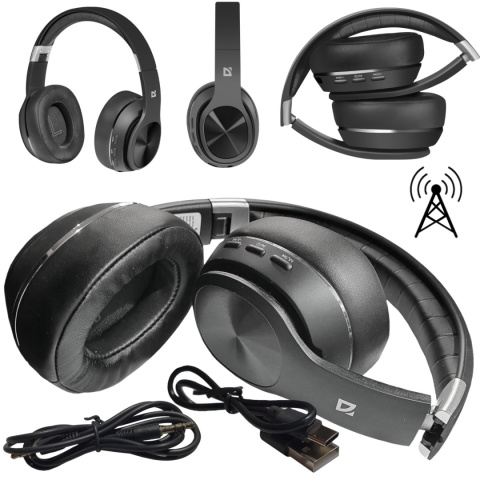 SŁUCHAWKI DEFENDER BLUETOOTH FREEMOTION B540 CZARNE SŁUCHAWKI DEFENDER BLUETOOTH FREEMOTION B540 CZARNE