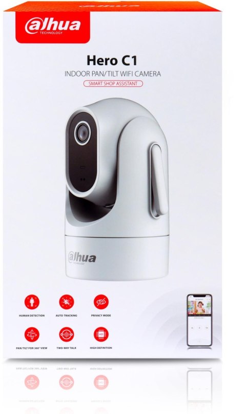 Kamera bezprzewodowa WiFi Dahua Hero H4C+ Naklejka Eltrox + karta pamięci 32GB Kamera bezprzewodowa WiFi Dahua Hero H4C+ Naklejka Eltrox + karta pamięci 32GB