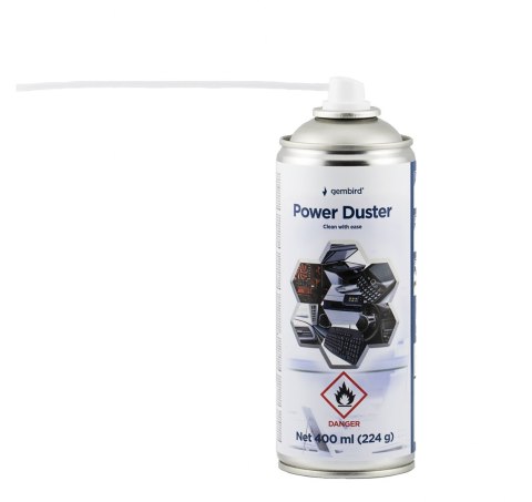 Sprężone powietrze czyszczące GEMBIRD CK-CAD-FL400-01 (400 ml) Sprężone powietrze czyszczące GEMBIRD CK-CAD-FL400-01 (400 ml)