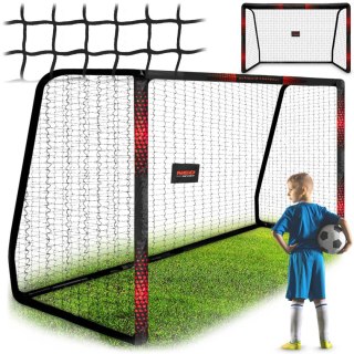 BRAMKA DO PIŁKI NOŻNEJ 300 X 200 X 120 CM NS-473 CZARNO-CZERWONA