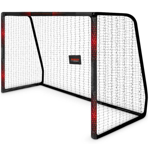 BRAMKA DO PIŁKI NOŻNEJ 300 X 200 X 120 CM NS-473 CZARNO-CZERWONA