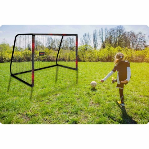 BRAMKA DO PIŁKI NOŻNEJ 300 X 200 X 120 CM NS-473 CZARNO-CZERWONA