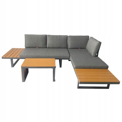Zestaw mebli ogrodowych Nuforma narożnik sofa stolik Zestaw mebli ogrodowych Nuforma narożnik sofa stolik