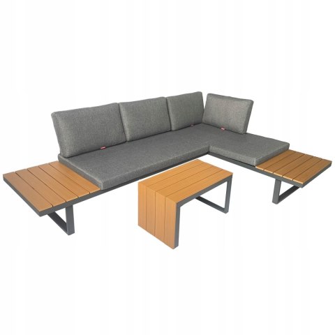 Zestaw mebli ogrodowych Nuforma narożnik sofa stolik Zestaw mebli ogrodowych Nuforma narożnik sofa stolik