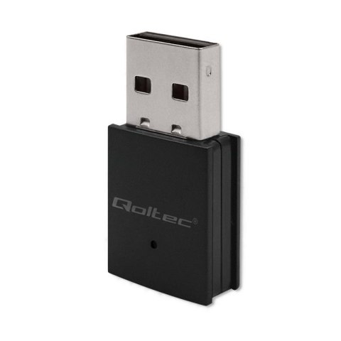 Karta sieciowa Qoltec Bezprzewodowy Ultra szybki mini adapter WiFi Standard AC | BT 4.0 USB | 600Mbps Karta sieciowa Qoltec Bezprzewodowy Ultra szybki mini adapter WiFi Standard AC | BT 4.0 USB | 600Mbps