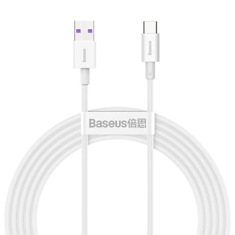 Kabel przewód USB - USB-C / Typ-C 200cm Baseus Superior CATYS-A02 z obsługą szybkiego ładowania 66W Kabel przewód USB - USB-C / Typ-C 200cm Baseus Superior CATYS-A02 z obsługą szybkiego ładowania 66W