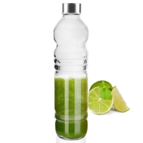 Butelka szklana na wodę sok lemoniadę smoothie koktajl 1,1 l