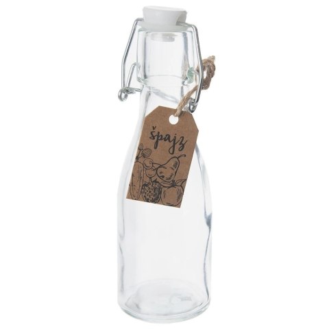 Butelka z klipsem szklana 160 ml Butelka z klipsem szklana 160 ml