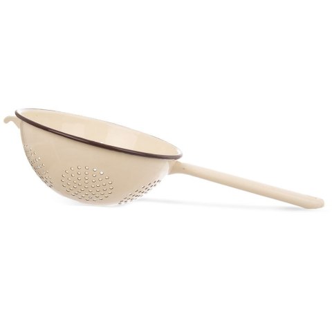 Cedzak emaliowany sitko durszlak 22 cm retro Cedzak emaliowany sitko durszlak 22 cm retro