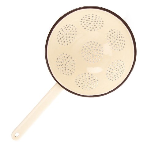 Cedzak emaliowany sitko durszlak 22 cm retro Cedzak emaliowany sitko durszlak 22 cm retro