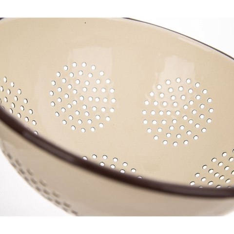 Cedzak emaliowany sitko durszlak 22 cm retro Cedzak emaliowany sitko durszlak 22 cm retro
