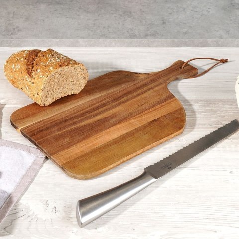 Deska kuchenna akacjowa drewniana do krojenia serwowania 34x20 cm